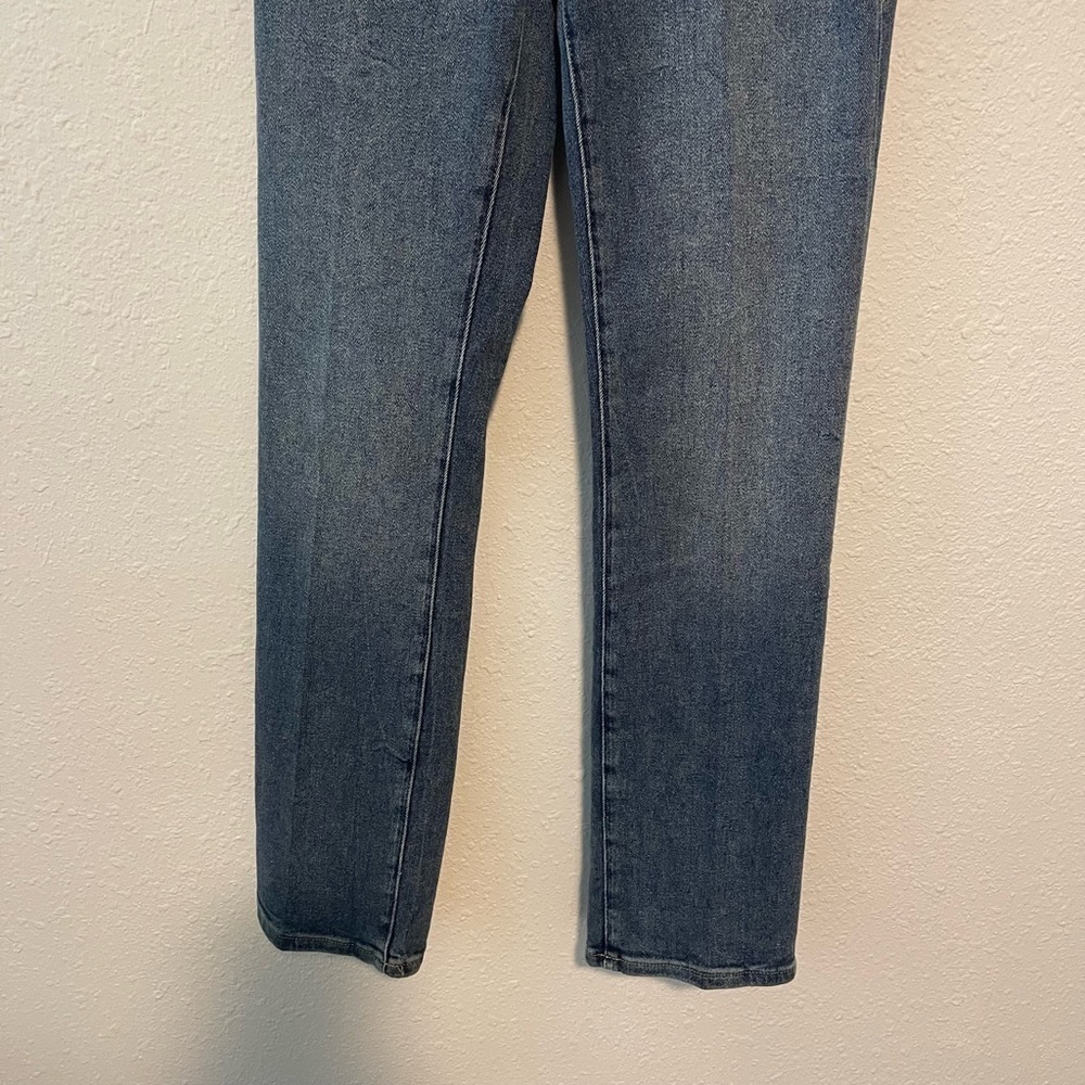 Good American Good Straight Ankle Straight Leg Organic Cotton Jeans - Picture 4 of 8